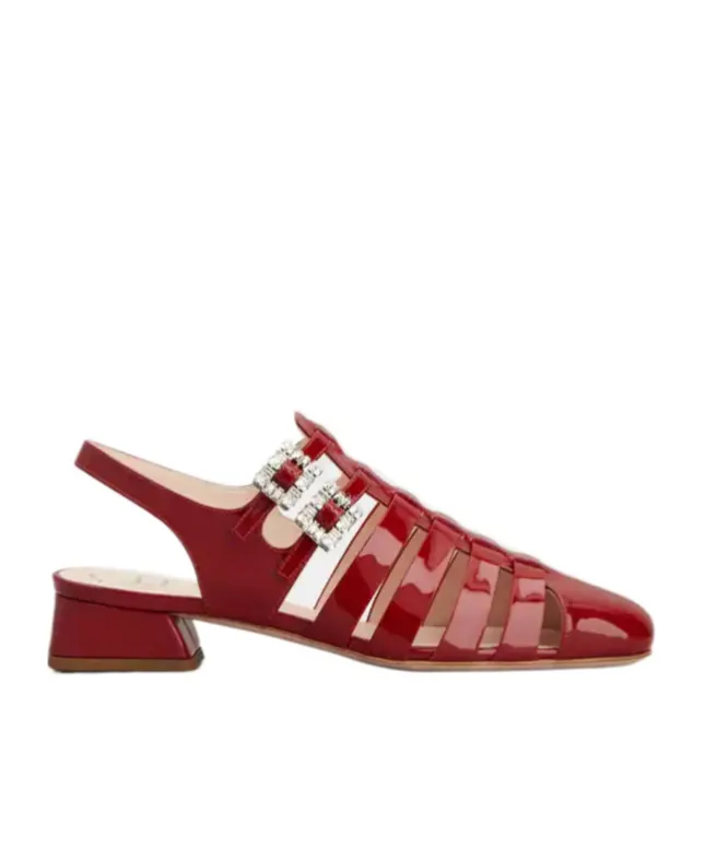TrÈS Vivier Sandals In Patent Leather