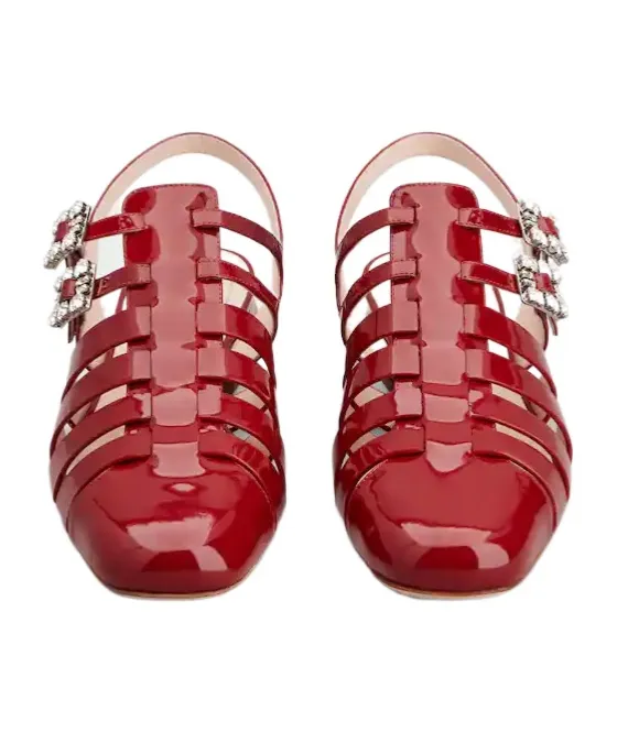 TrÈS Vivier Sandals In Patent Leather