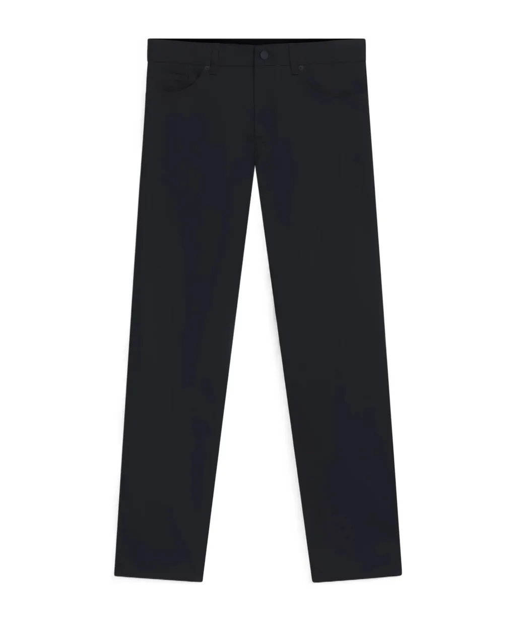 Maine Five-Pocket Logo-Plaque Trousers