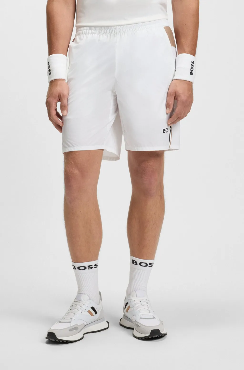 Elasticated-Waist Shorts