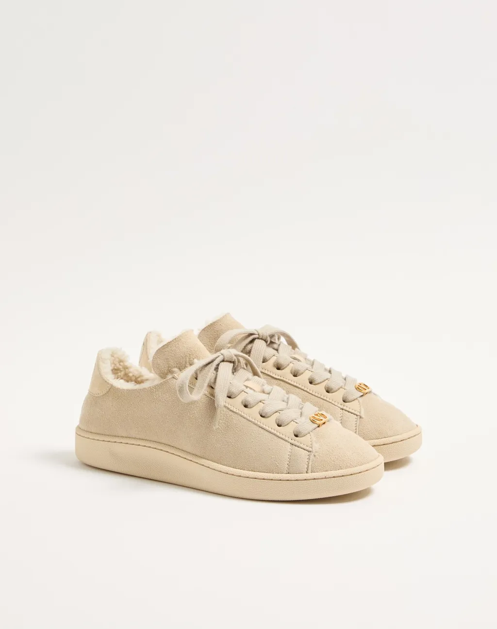 Valentino	Vlogo Plaque Lace-Up Sneakers