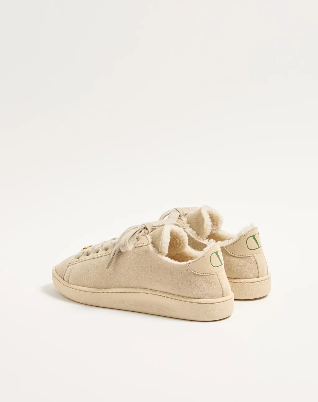 Valentino	Vlogo Plaque Lace-Up Sneakers