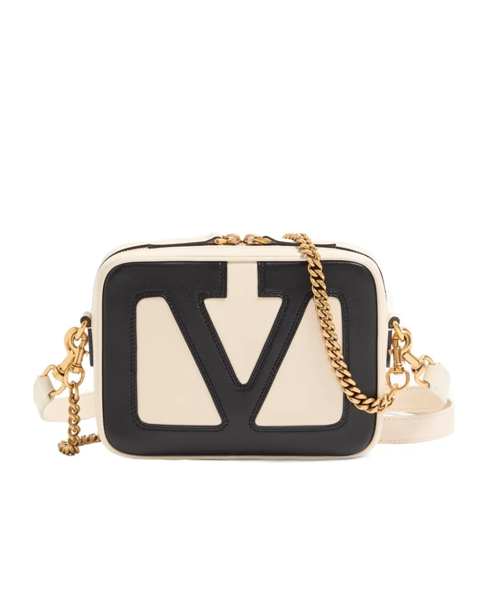 Valentino Viva Vlogo Signature Zip-Up Crossbody Bag