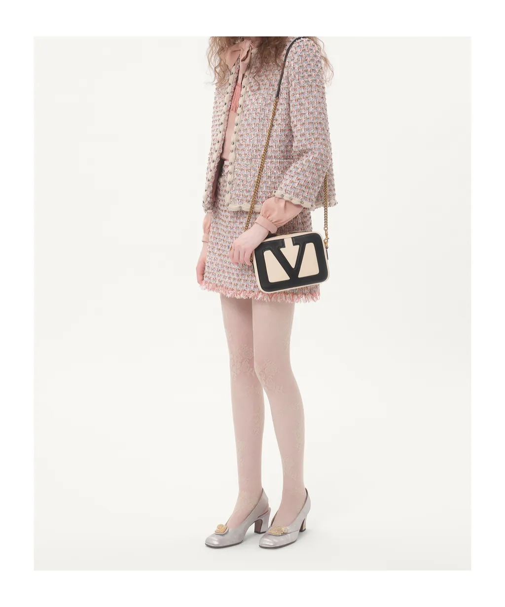Valentino Viva Vlogo Signature Zip-Up Crossbody Bag