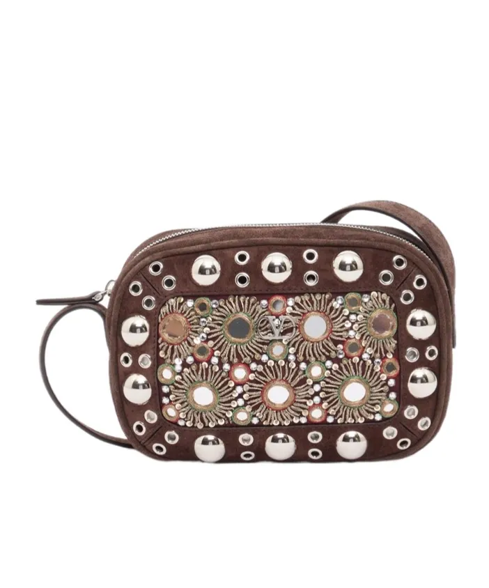 Valentino Vlogo Signature Zip-Up Shoulder Bag