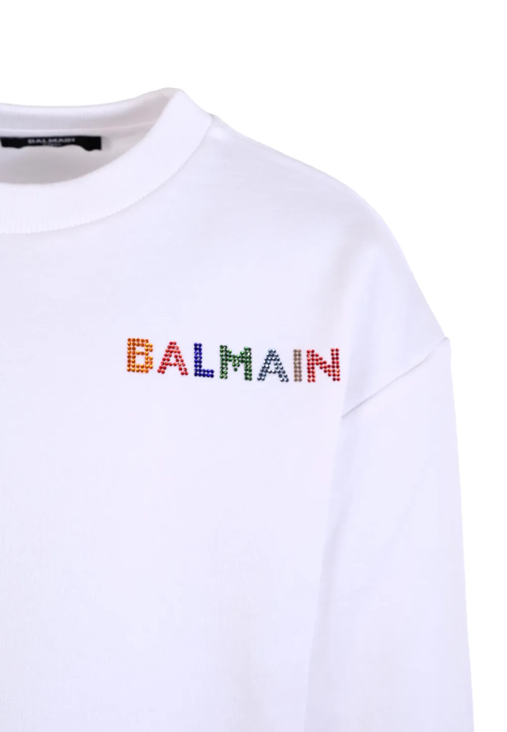 Balmain Kids Logo-Embellished Crewneck Sweatshirt