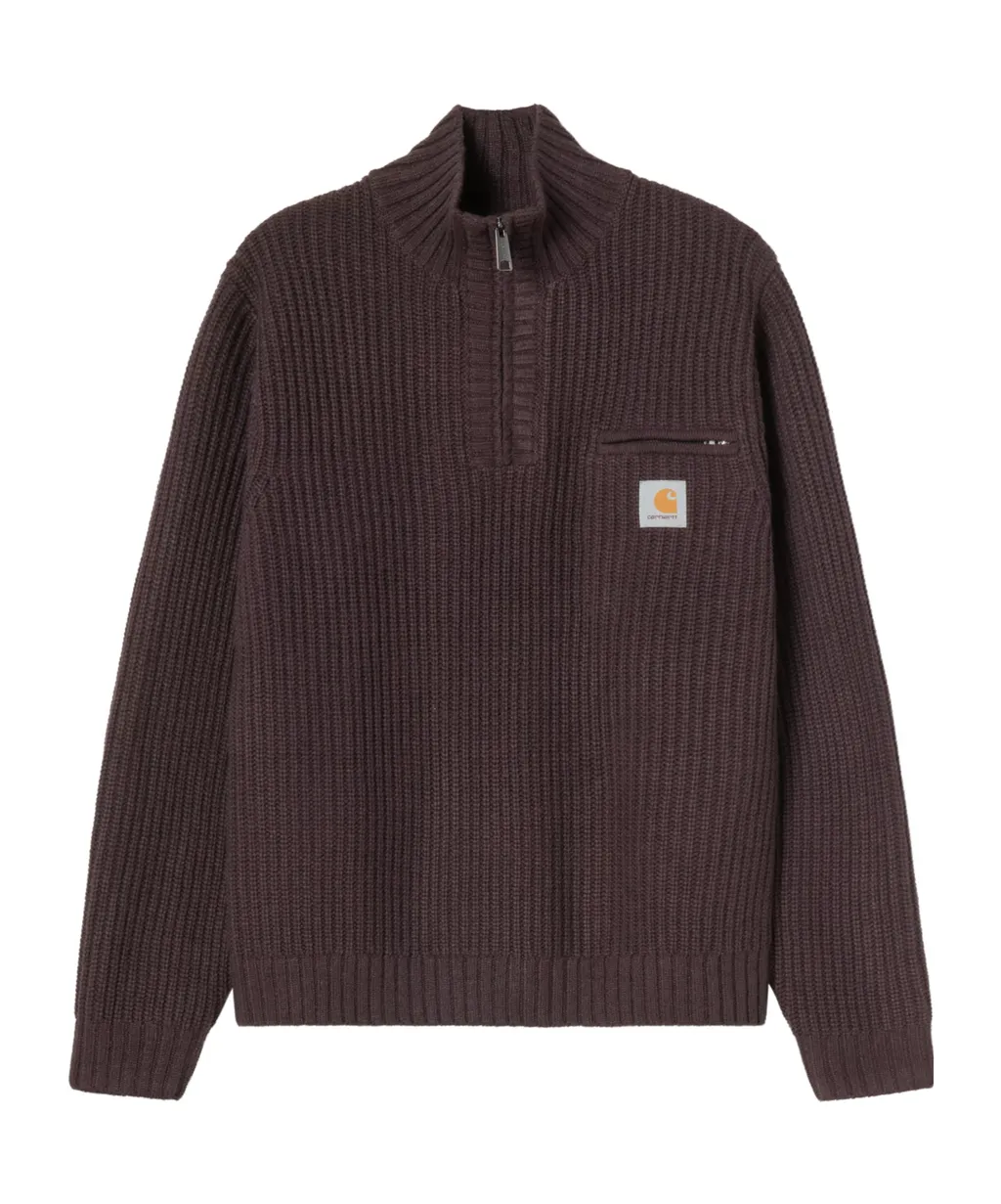 Detroit Ribbed Zip Sweater