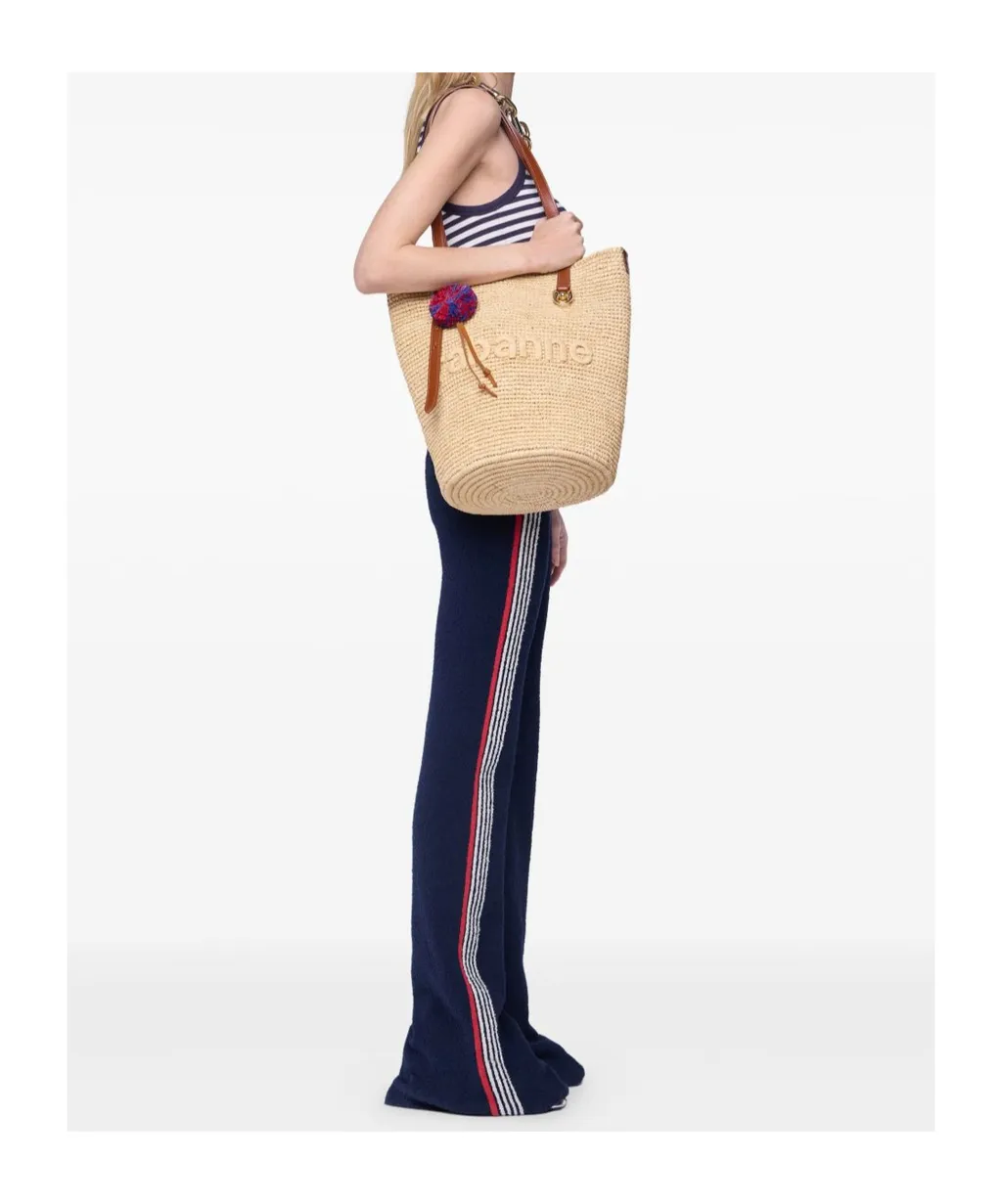 Woven Raffia Tote Bag