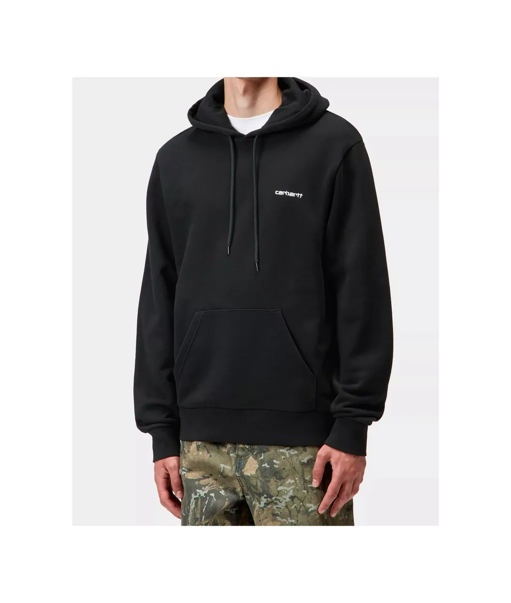 Carhartt Wip Hooded Script Embroidery Hoodie