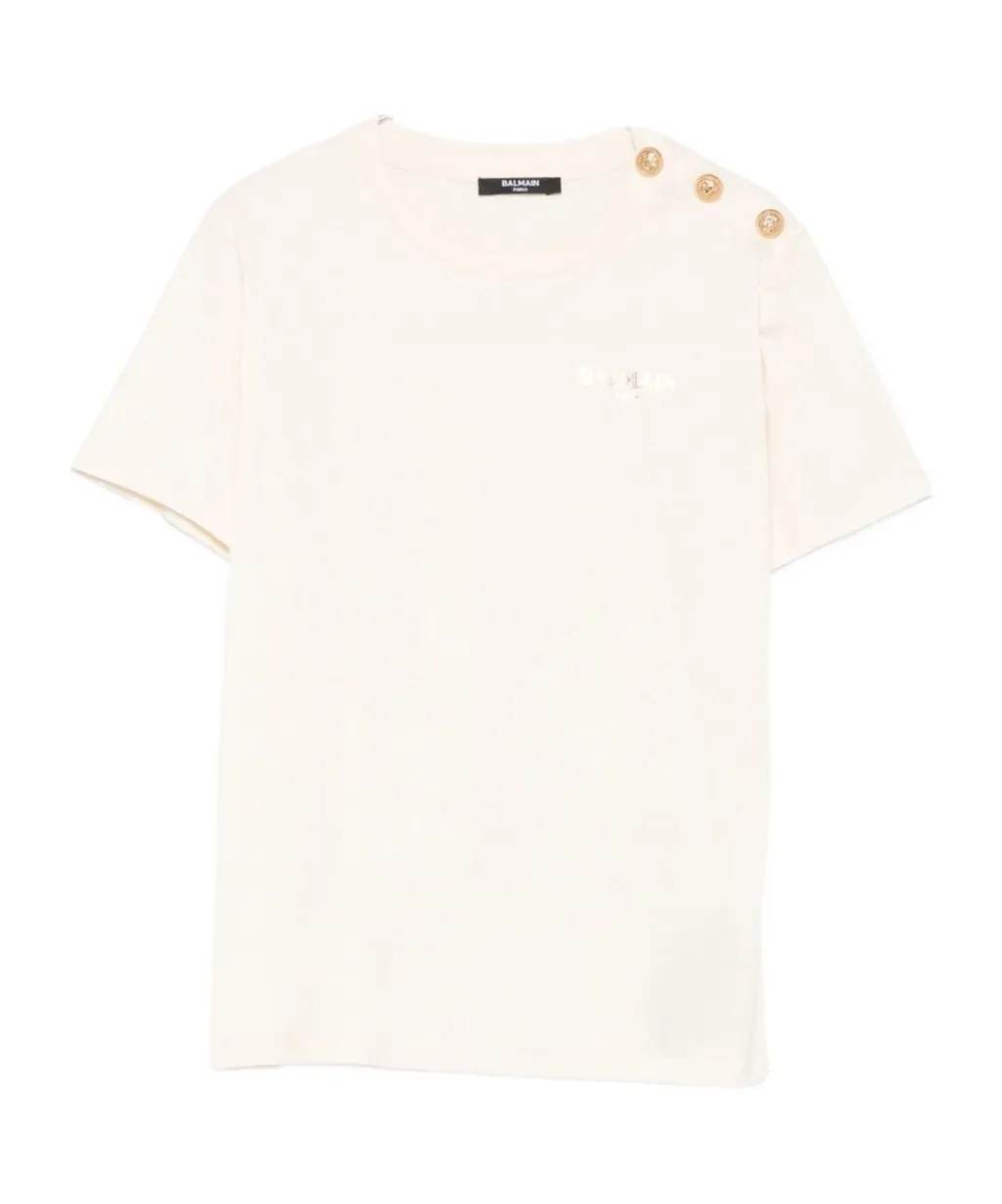 Balmain Kids Short-Sleeved Crewneck T-Shirt