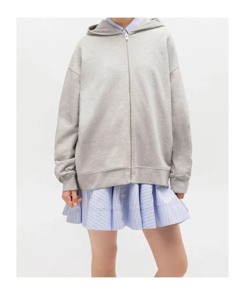 Ganni Teddy Zip Hoodie