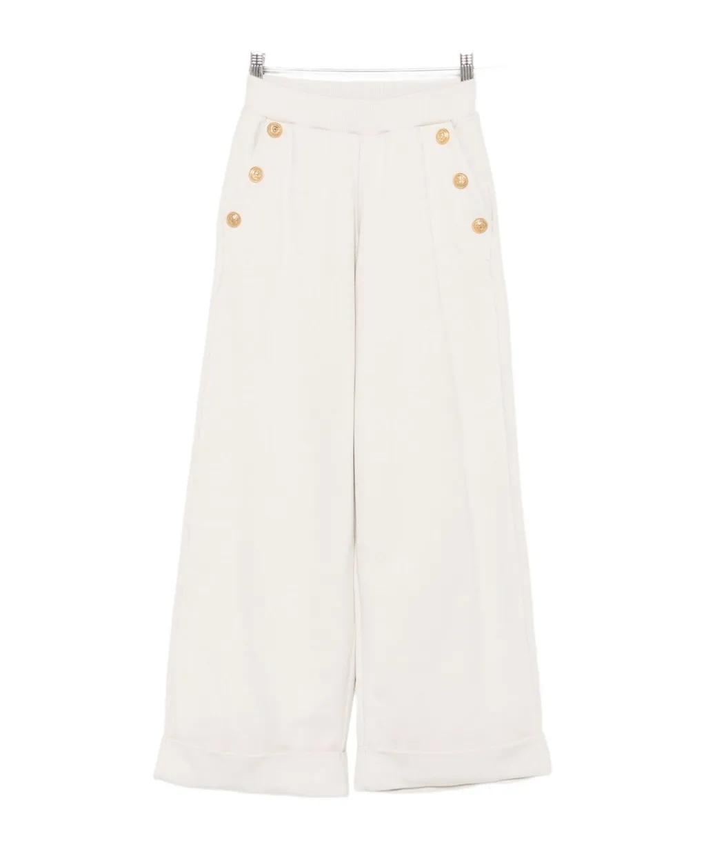 Button-Detailed Trousers