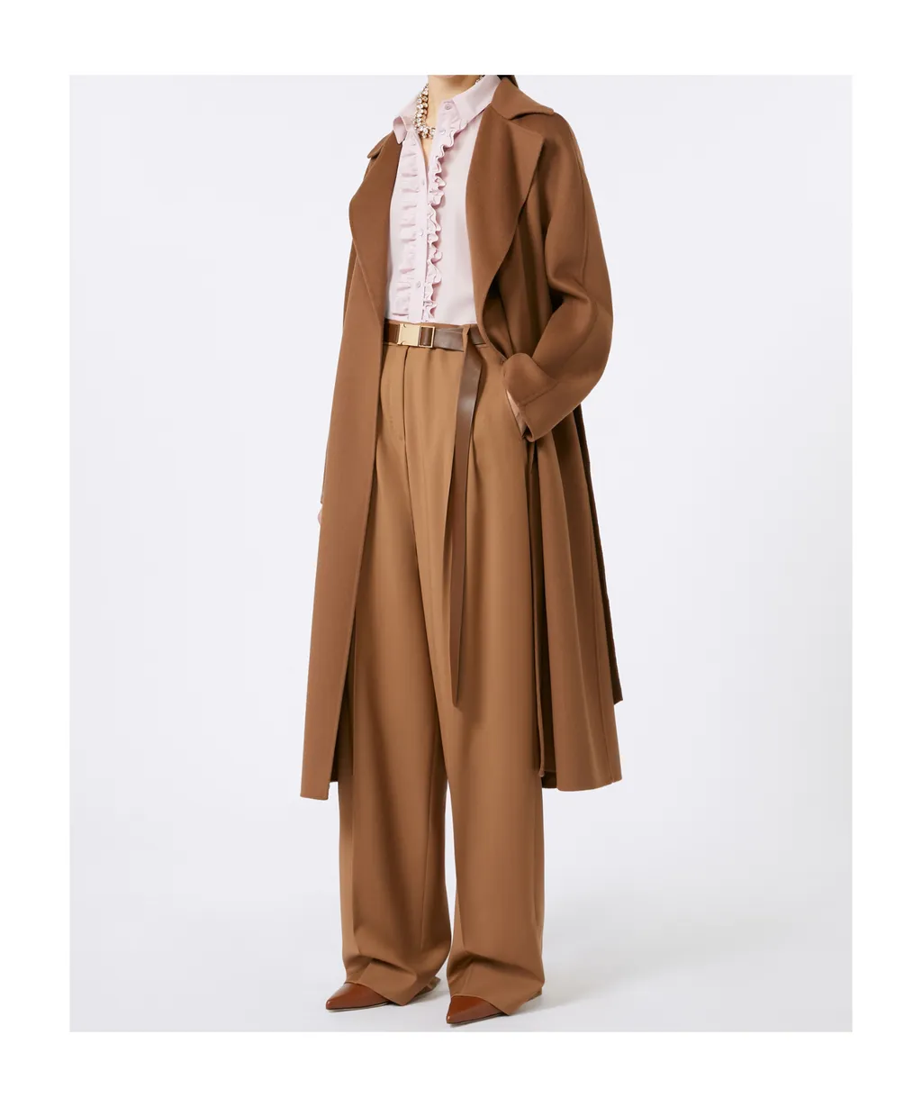 Max Mara Studio Belted Pleated Trousers