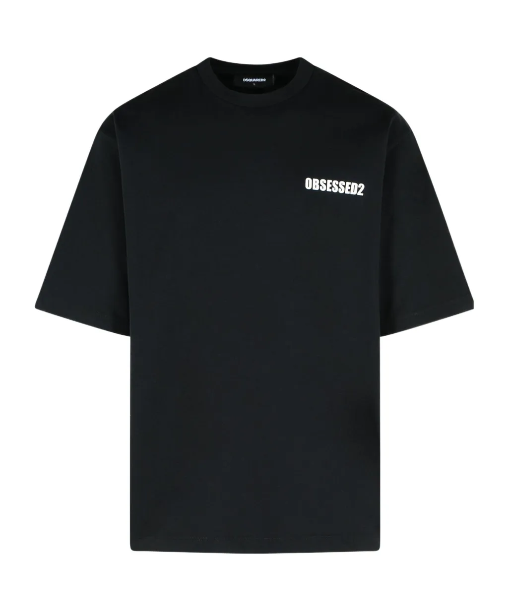 Dsquared2 Obsessed Printed Crewneck T-Shirt