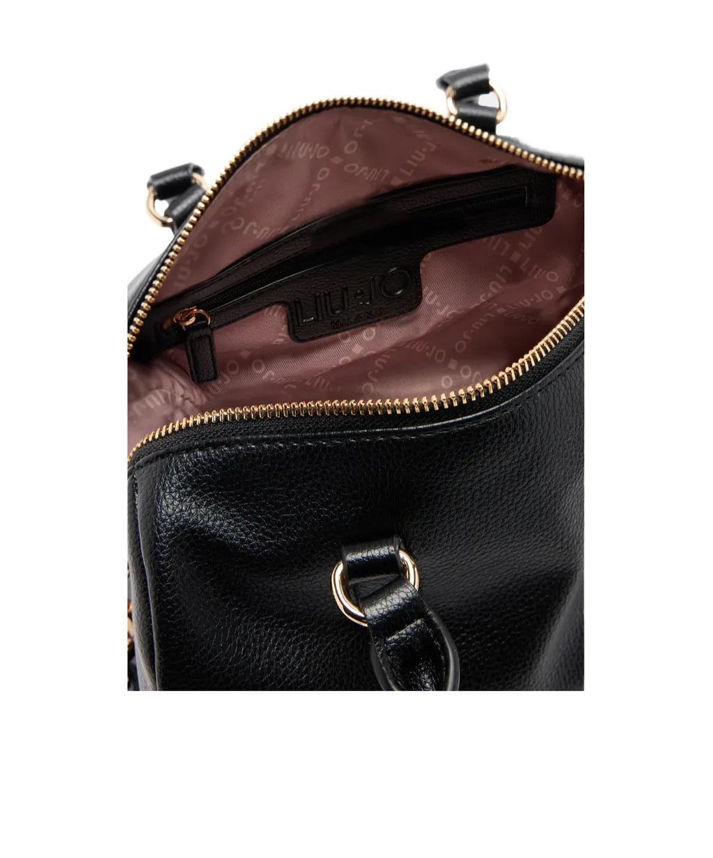Liu Jo Logo Plaque Zip-Up Tote Bag