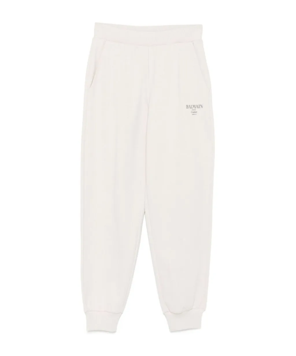 Balmain Kids Logo Printed Track Pants