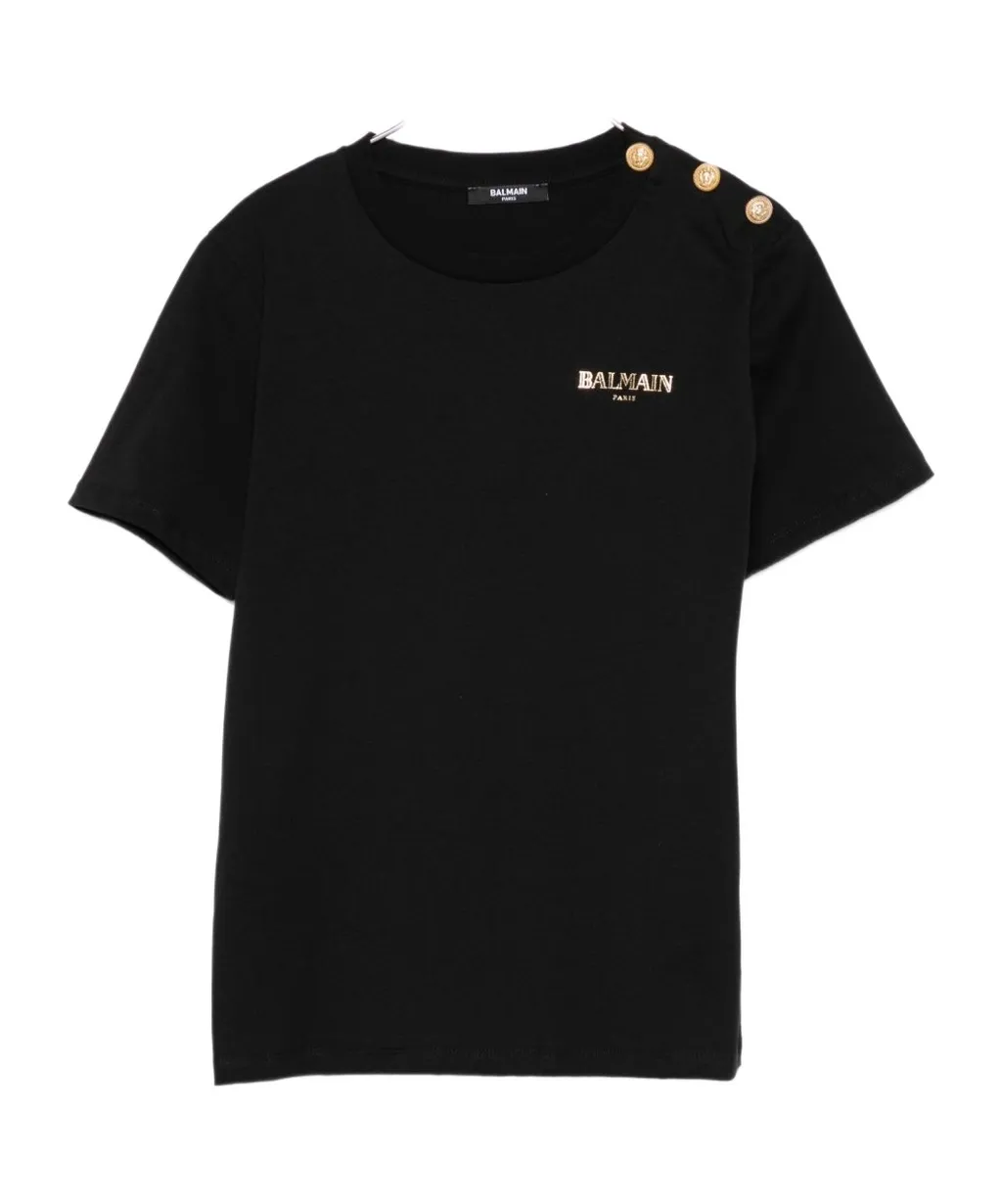 Balmain Kids Short-Sleeved Crewneck T-Shirt
