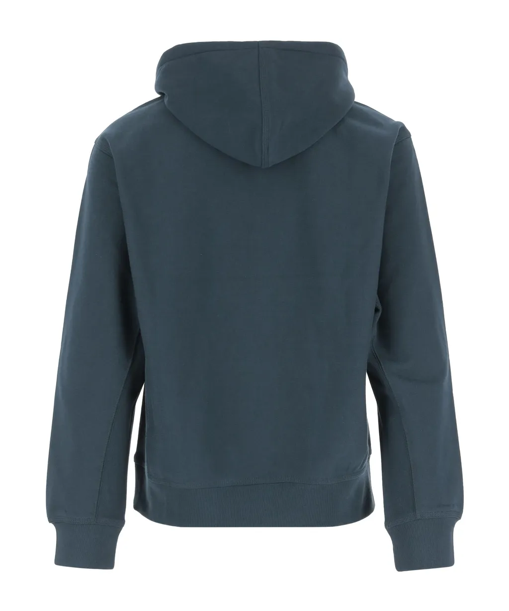 American Script Logo-Embroidered Hoodie