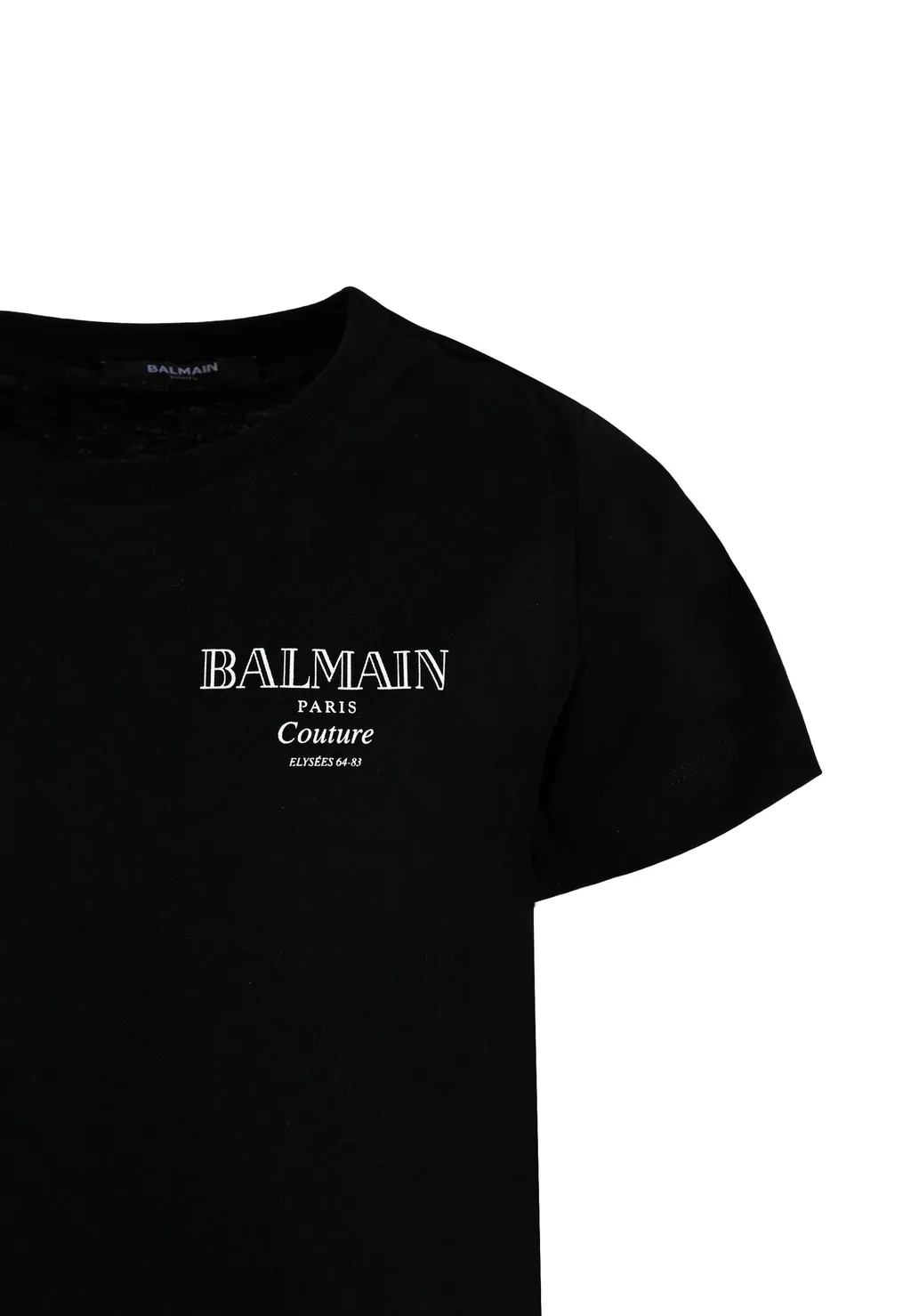 Balmain Kids Logo Printed Crewneck T-Shirt
