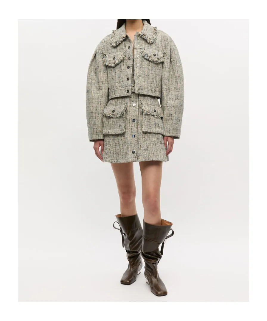 Ganni Square-Toe Boots