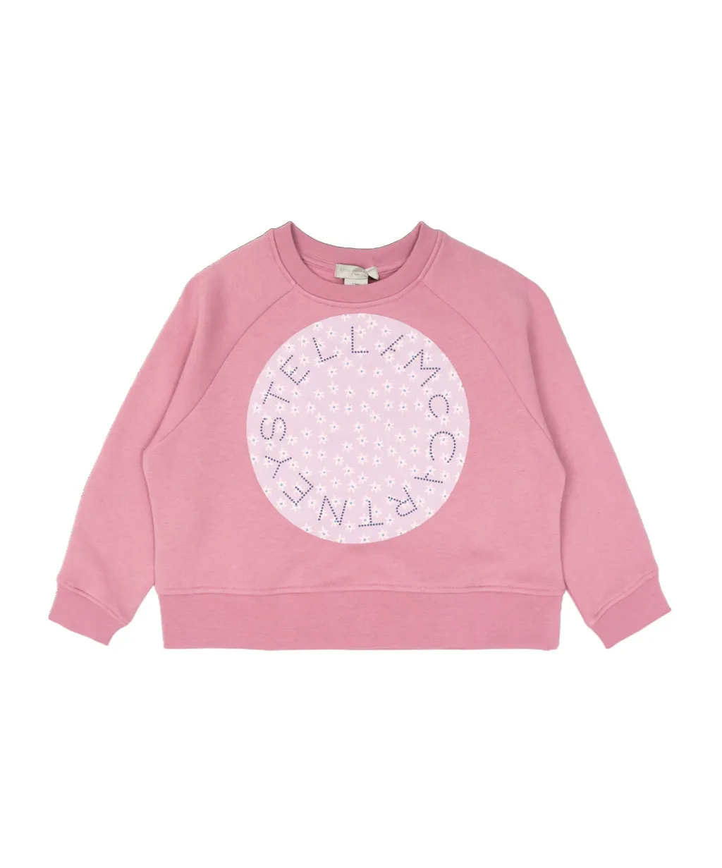Stella Mccartney Kids Logo Printed Crewneck Sweatshirt