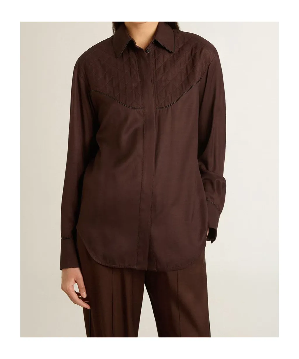 Golden Goose Deluxe Brand Long Sleeved Quilted Shirt