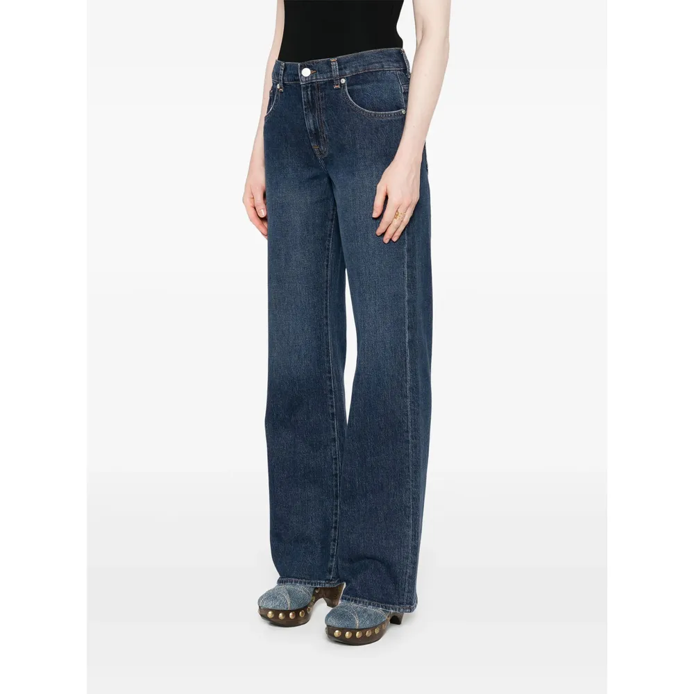 Bleached-Effect Jeans