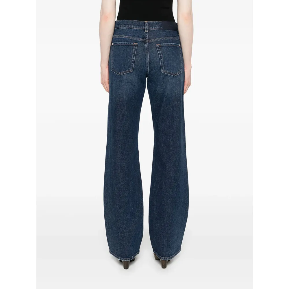 Bleached-Effect Jeans