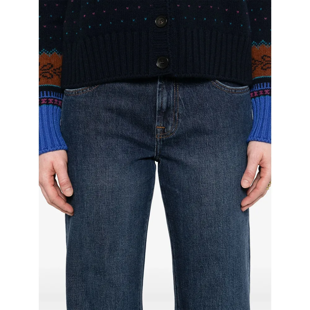 Bleached-Effect Jeans