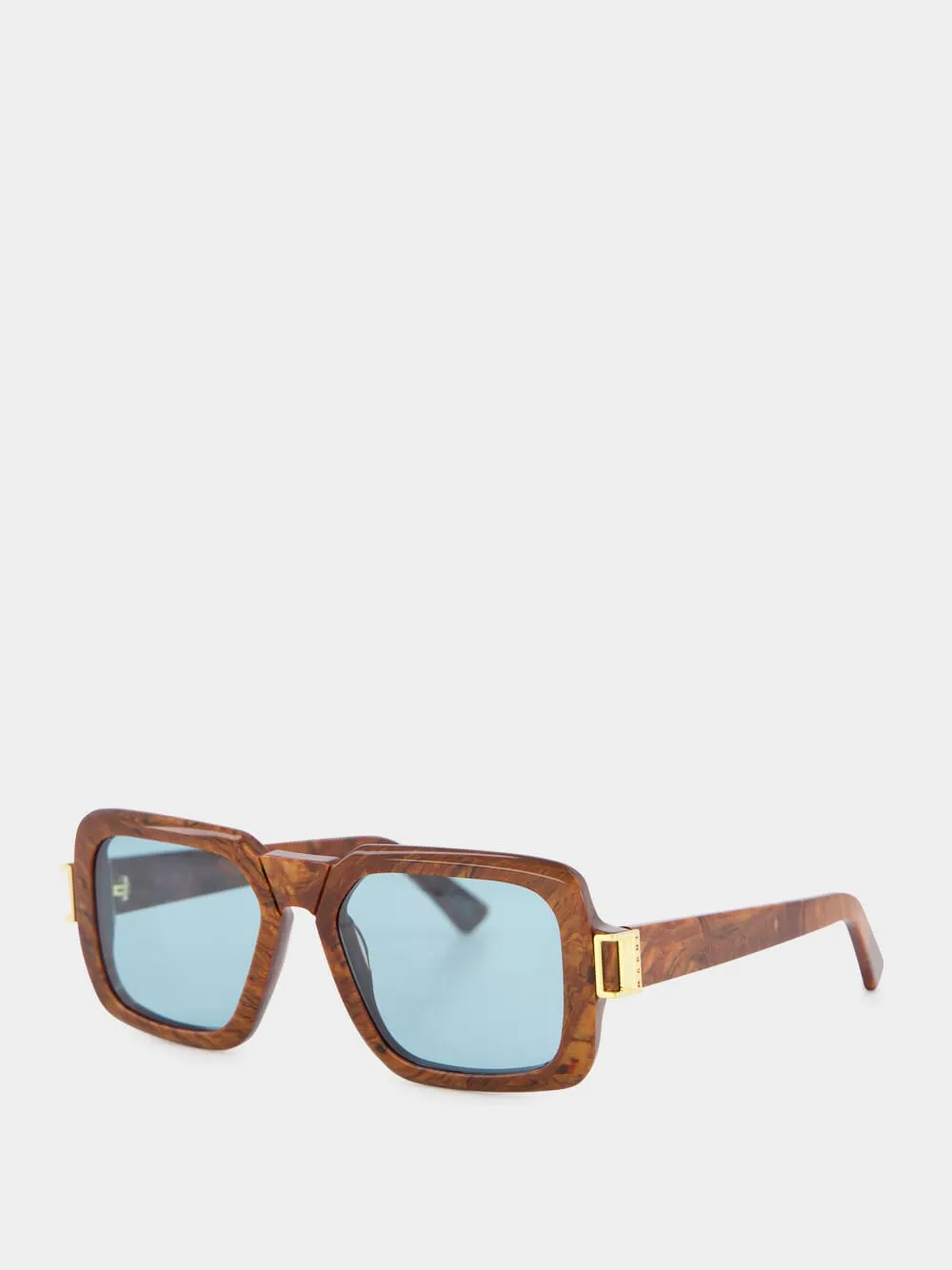 Zamalek Tortoiseshell-Effect Sunglasses