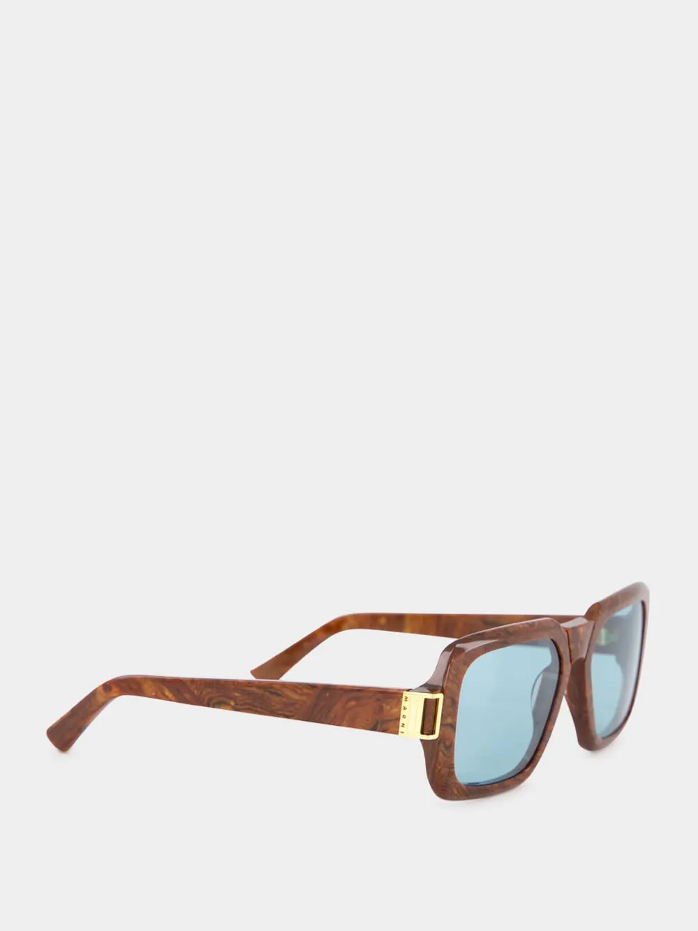Zamalek Tortoiseshell-Effect Sunglasses