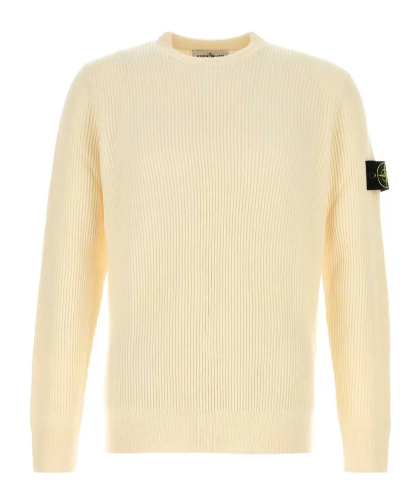 Ribbed Crew-Neck Sweater