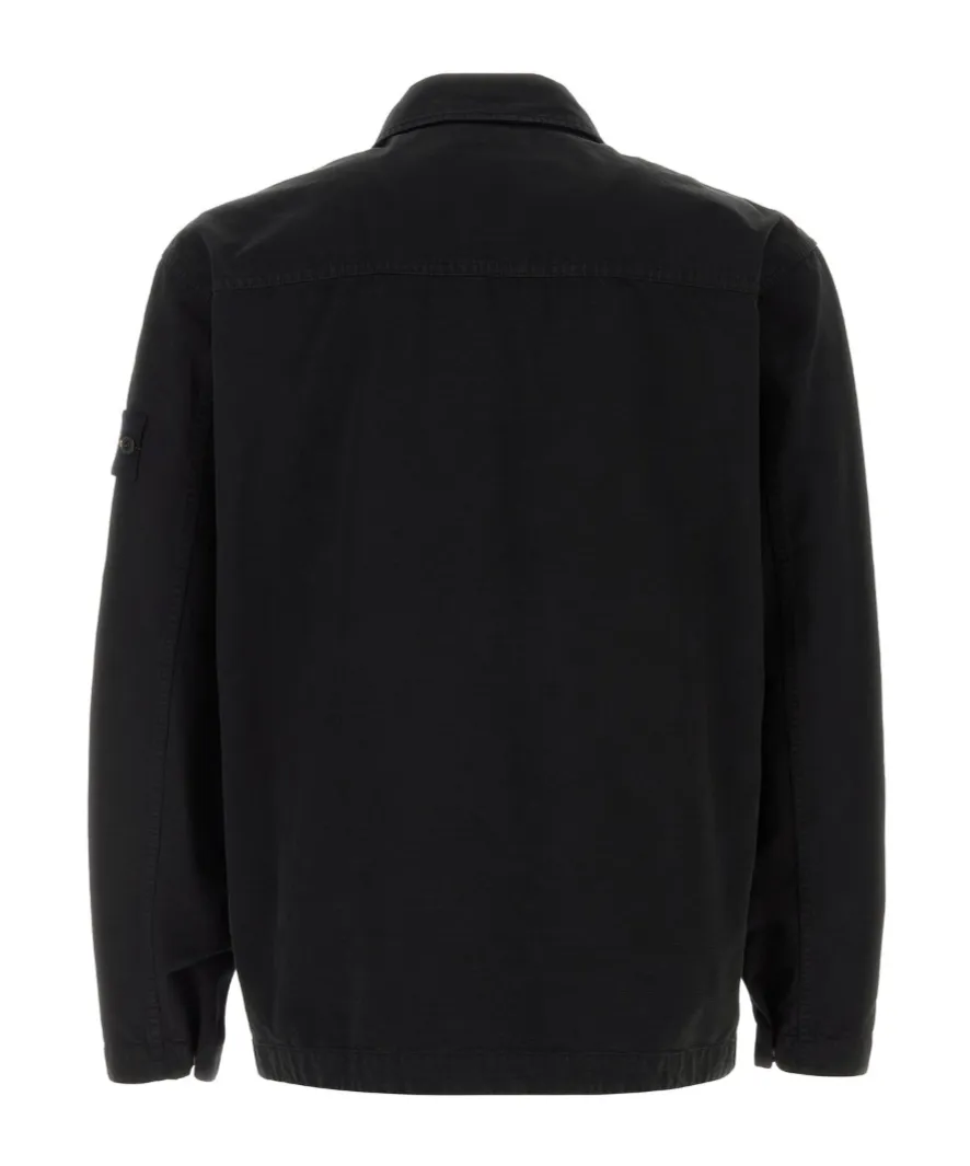 Stone Island Collared Long-Sleeve Shirt