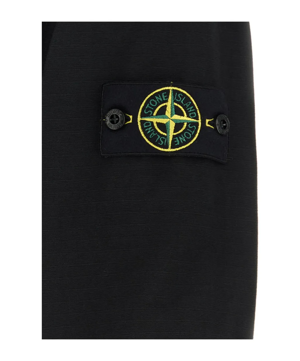 Stone Island Collared Long-Sleeve Shirt