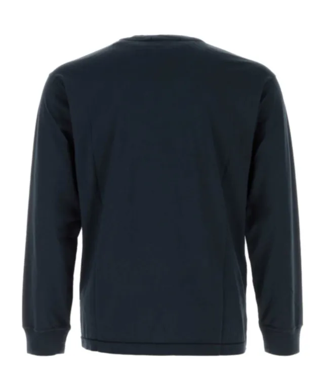 Stone Island Logo Patch Long Sleeved T-Shirt