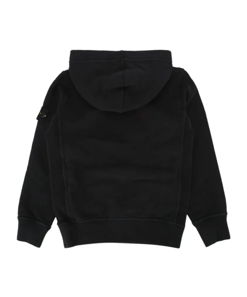 Stone Island Junior Logo Patch Hoodie
