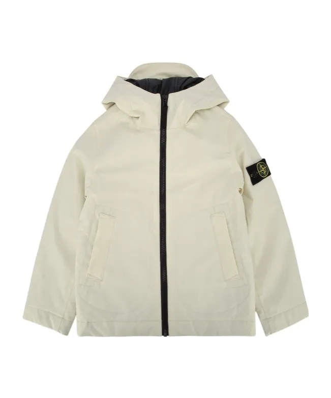 Stone Island Junior Hooded Short Parka Jacket