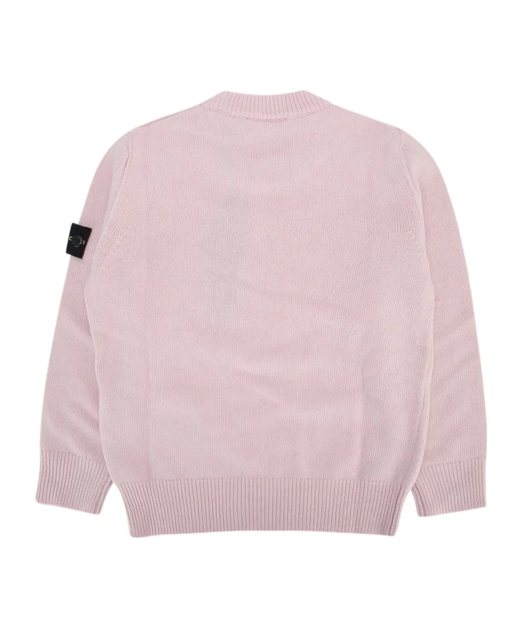 Stone Island Junior Logo Patch Crewneck Jumper