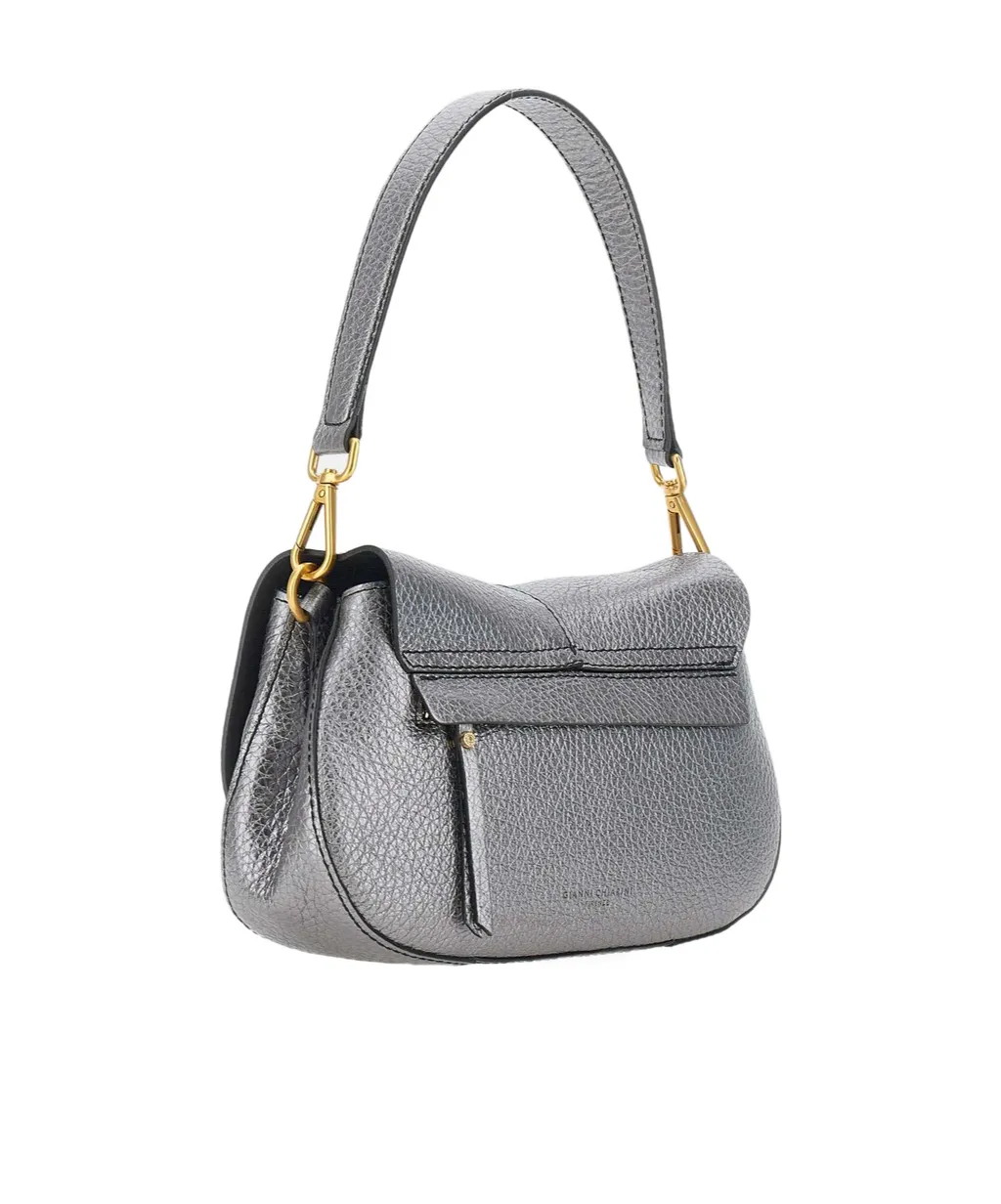 Gianni Chiarini Helena Round Foldover Top Shoulder Bag