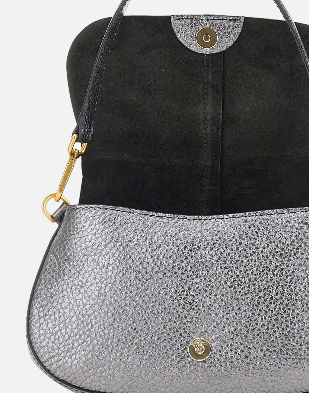 Gianni Chiarini Helena Round Foldover Top Shoulder Bag