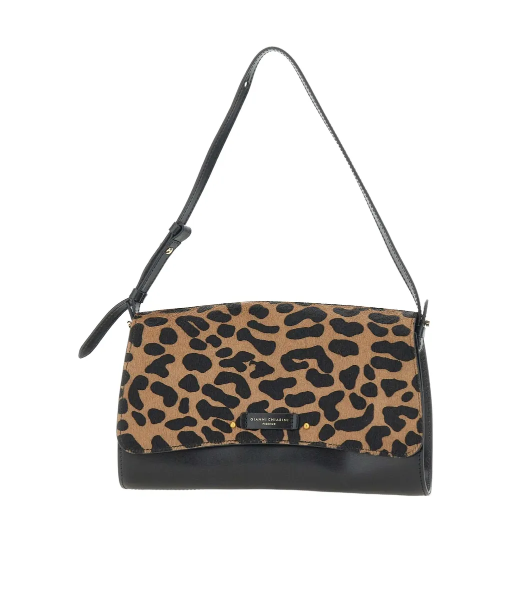 Gianni Chairini Keira Animal-Printed Shoulder Bag