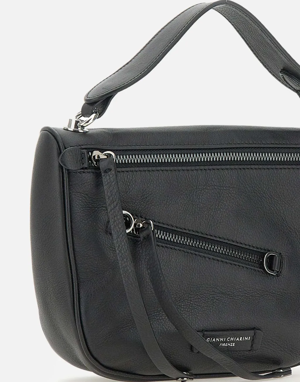 Gianni Chiarini Logo Patch Zipped Tote Bag