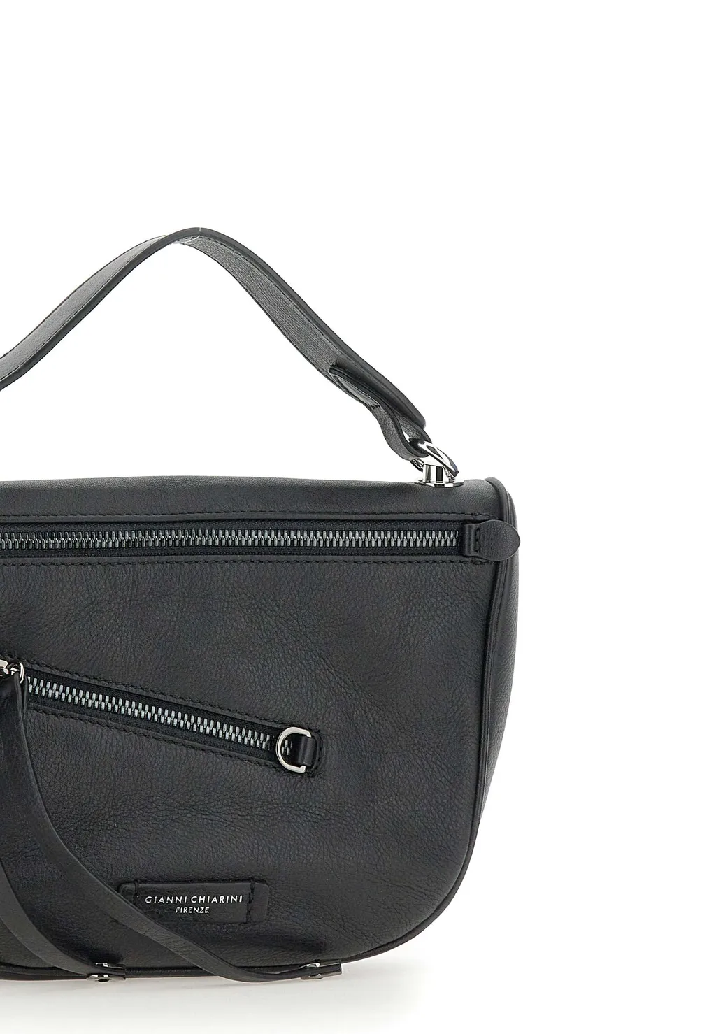 Gianni Chiarini Logo Patch Zipped Tote Bag
