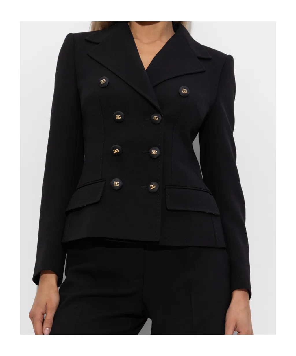 Double-Breasted Tailored Blazer