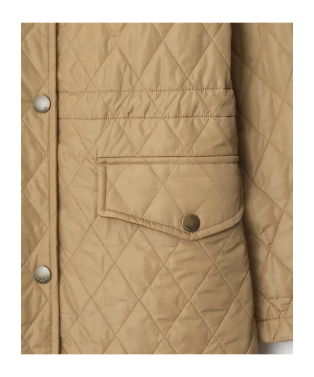 Quilted Hooded Coat