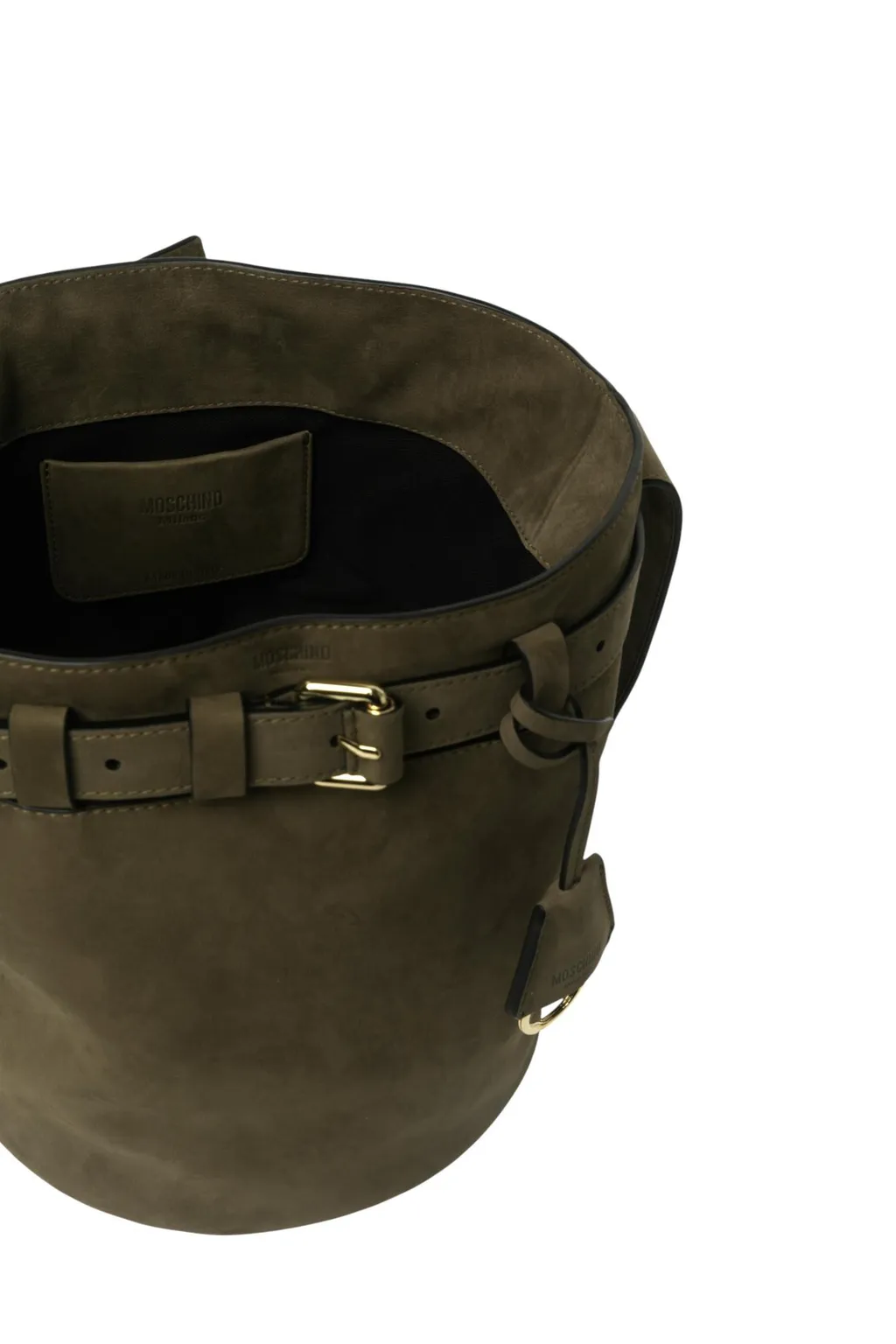 Brushed Leather Crossbody Bag