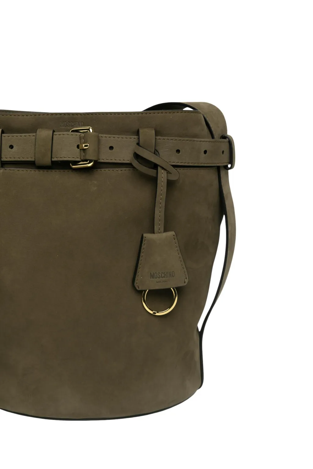 Brushed Leather Crossbody Bag