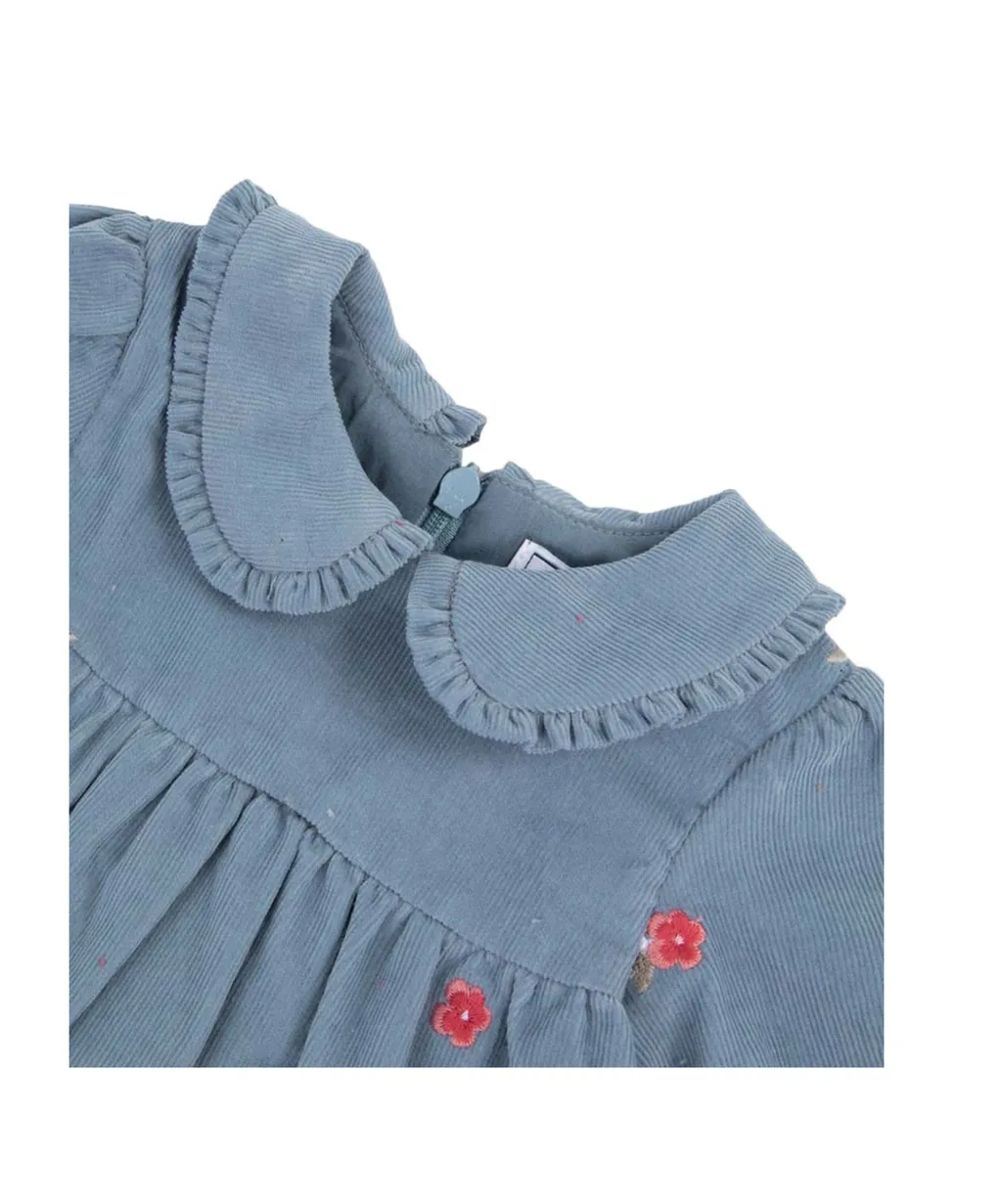 All-Over Floral Embroidered Dress