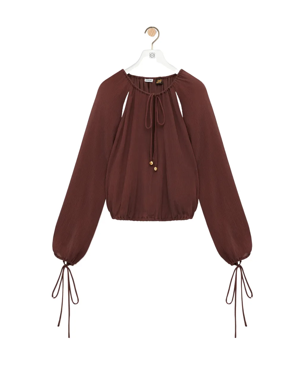 Seersucker Blouse