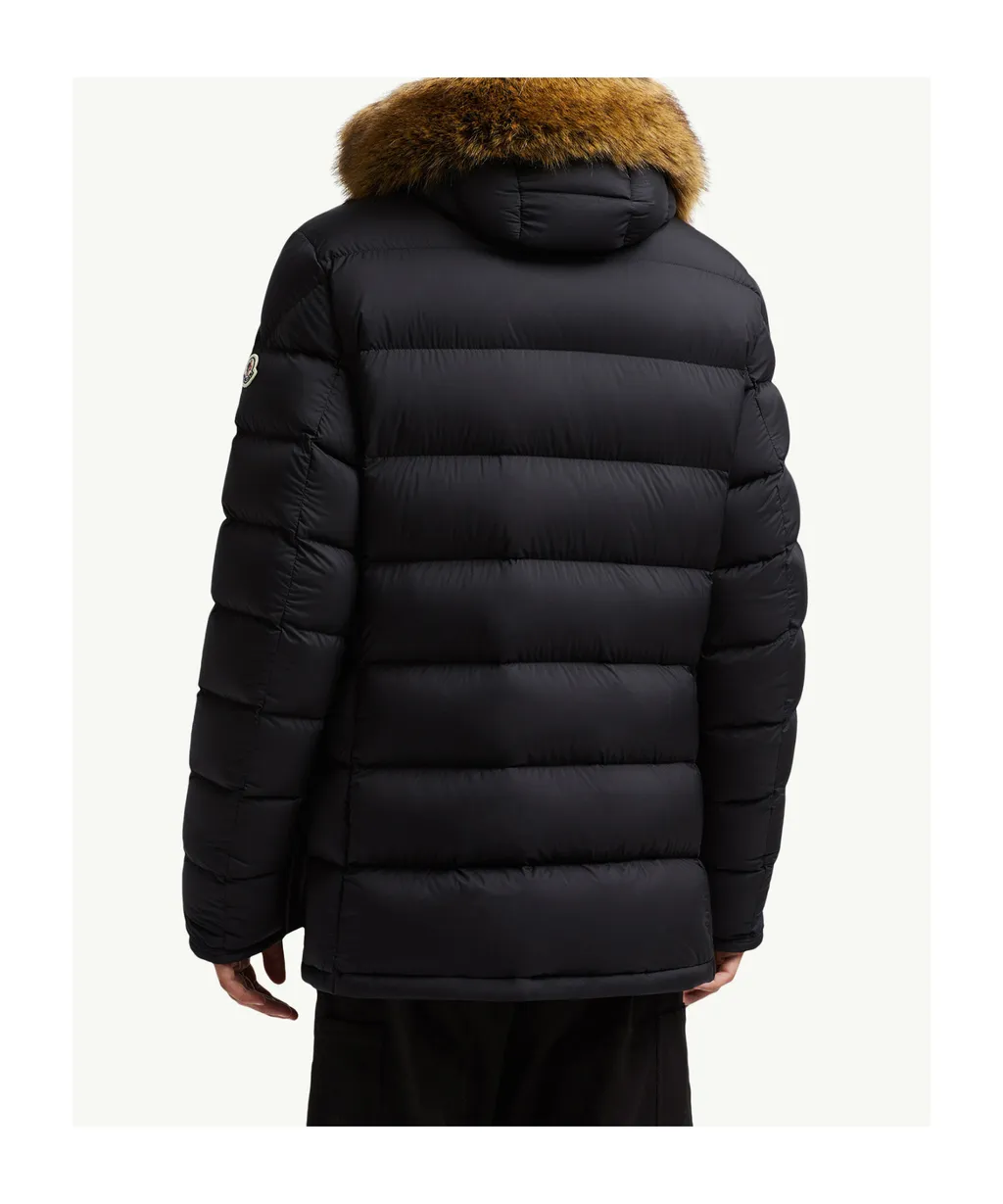 Clunye Hooded Mid-Length Down Jacket